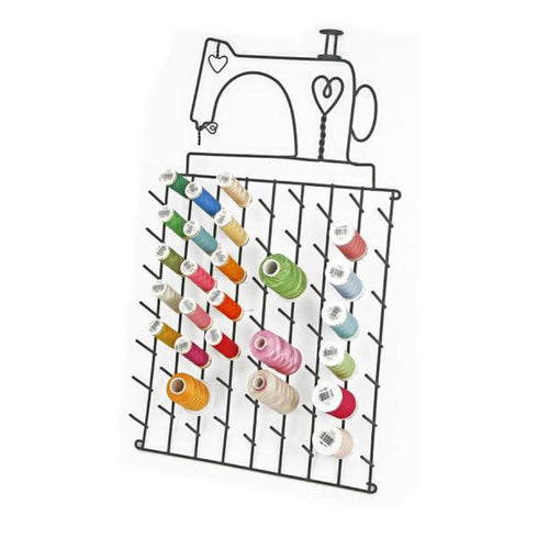 Cotton Reel Wire Rack Organizer